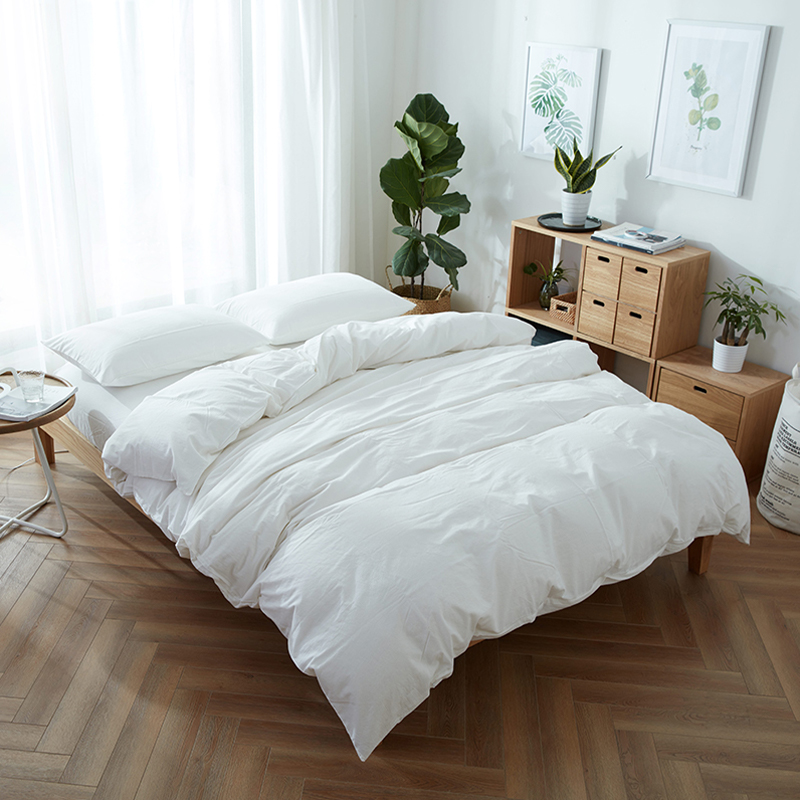 Bộ chăn ga gối đệm bằng cotton đã giặt