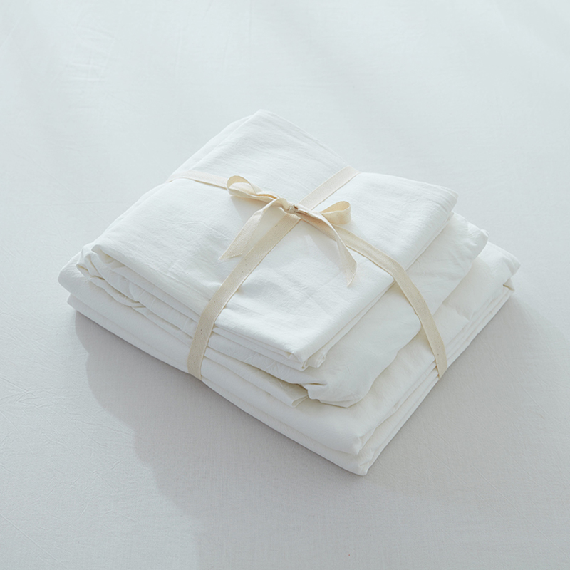 Bộ chăn ga gối đệm bằng cotton đã giặt