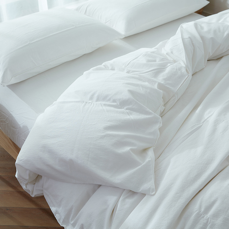 Bộ chăn ga gối đệm bằng cotton đã giặt