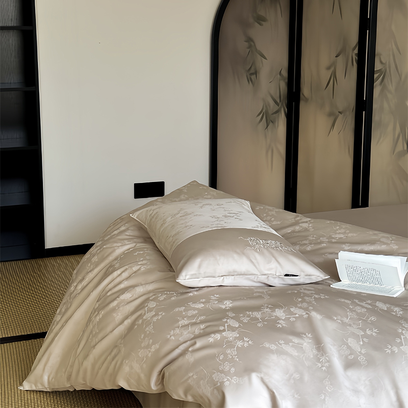 Bộ chăn ga gối đệm Jacquard
