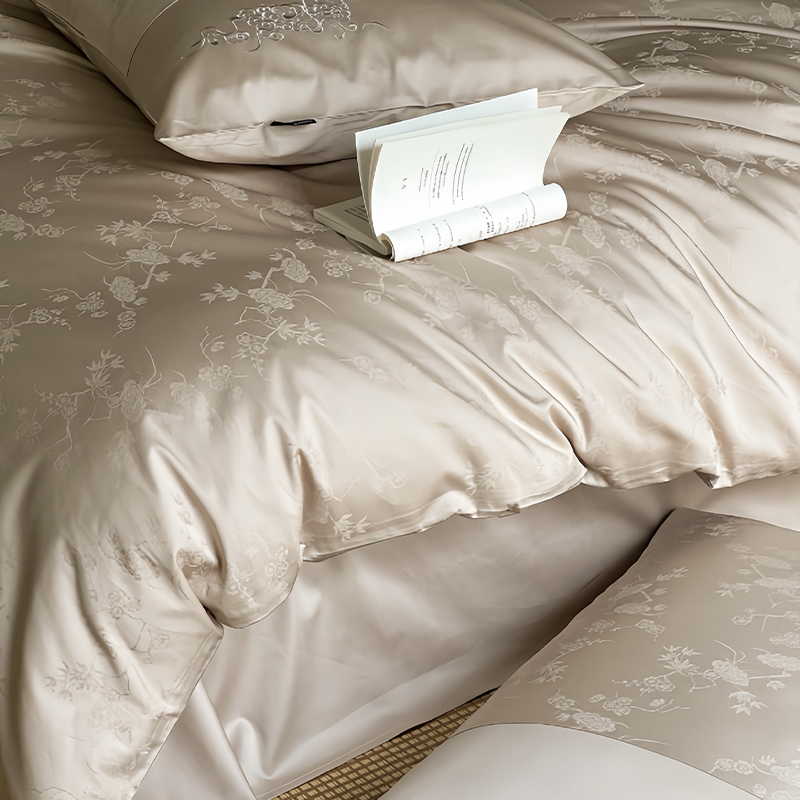 Bộ chăn ga gối đệm Jacquard