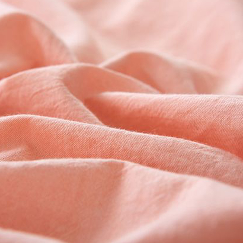 Vải cotton mềm mịn được giặt bằng polyester