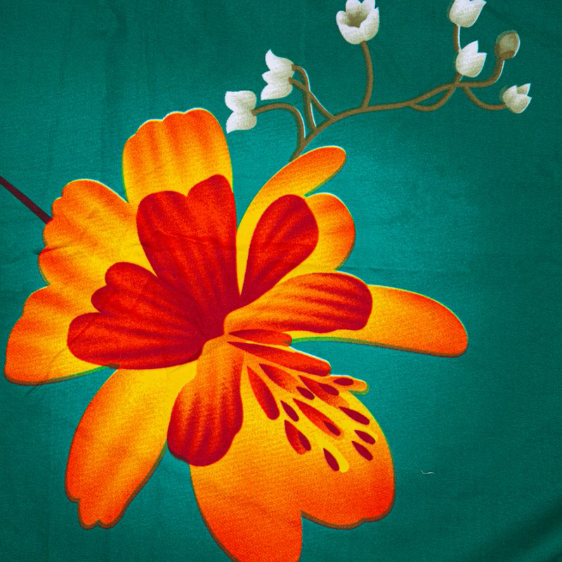 Vải chải kỹ thuật số bằng sợi polyester