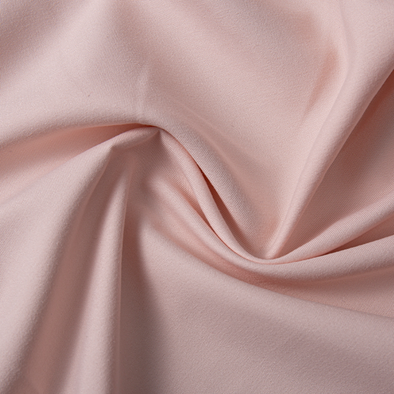 Vải nhuộm polyester màu hồng nhạt thoáng khí