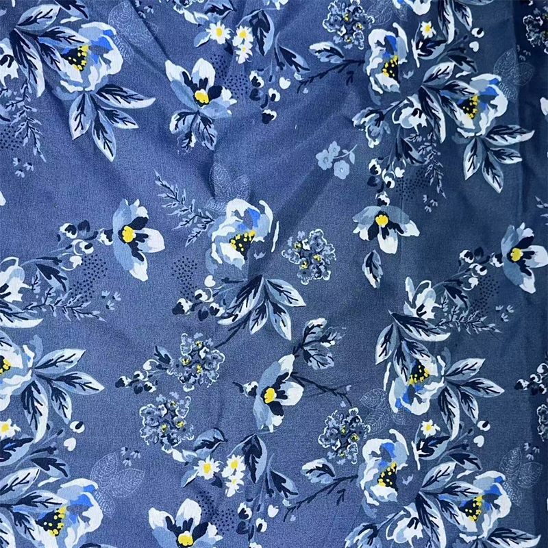 Vải in sắc tố 100% Polyester