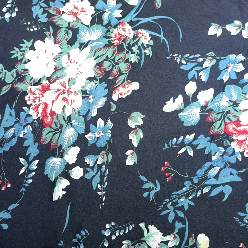 Vải sợi polyester mềm mại in vải sợi nhỏ