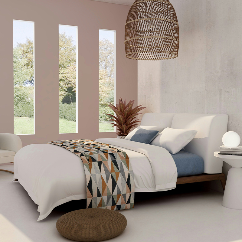 Bộ đồ giường nhuộm sợi nhỏ 100% Polyester phổ biến