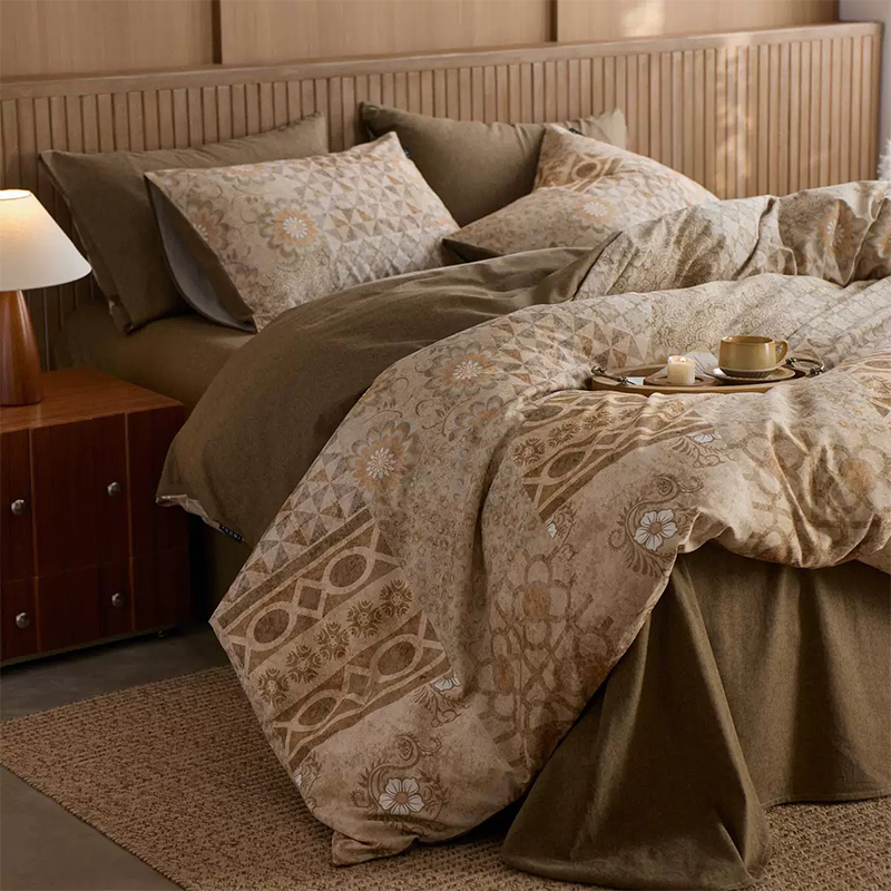 Bộ đồ giường in sợi nhỏ 100% Polyester siêu mềm