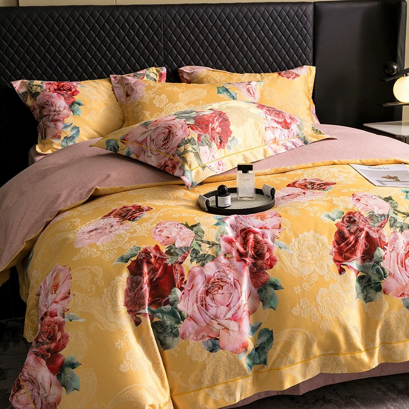 Bộ đồ giường in sợi nhỏ 100% Polyester siêu mềm